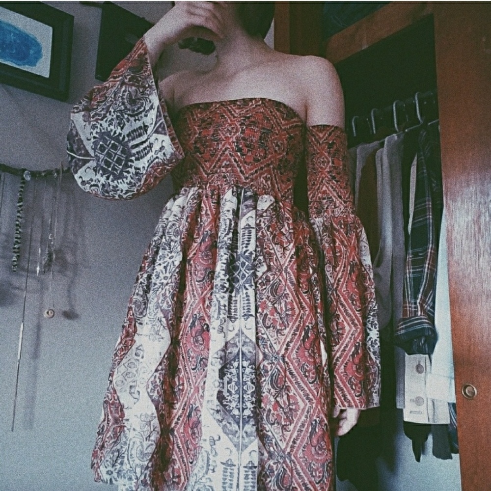 Forever 21 boho midi dress